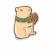 PIN DE METAL CAPIVARA FLOR